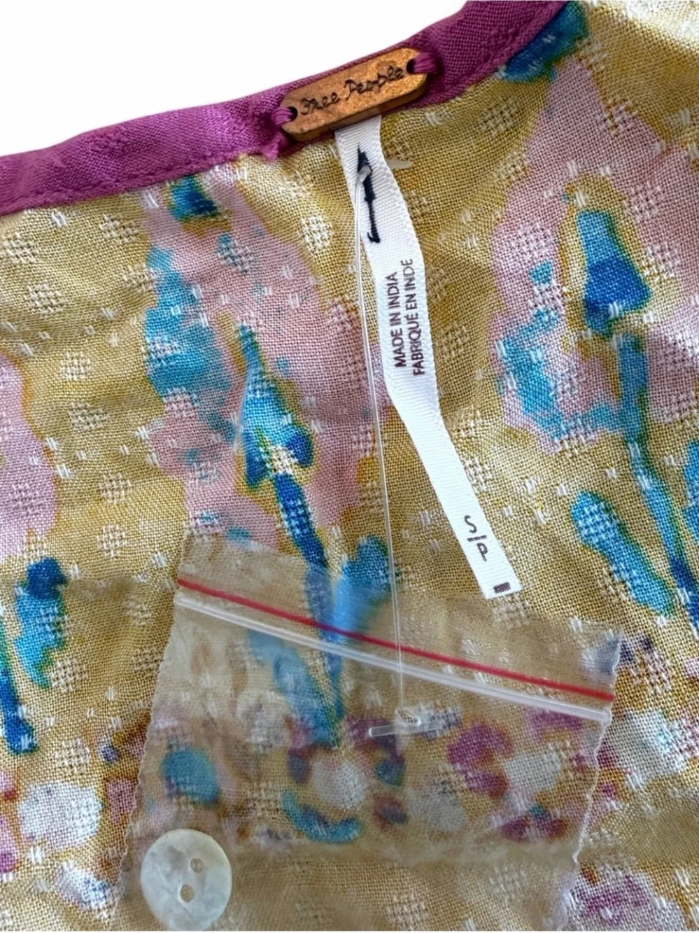 Free People Foley Maxi Dress Yellow Daylight Combo Small S NWOT Floral Boho